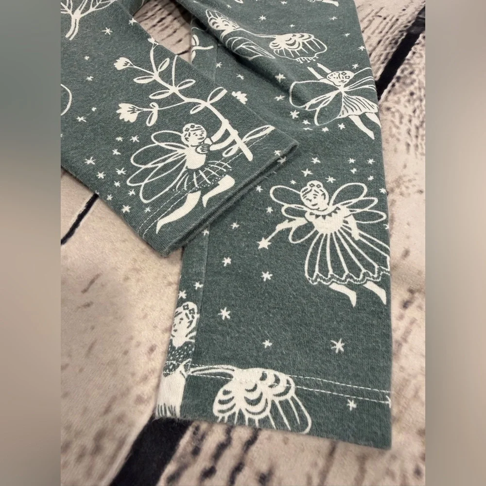 Winter Water Facorty Kids Fairy and Floral Print Leggings Set